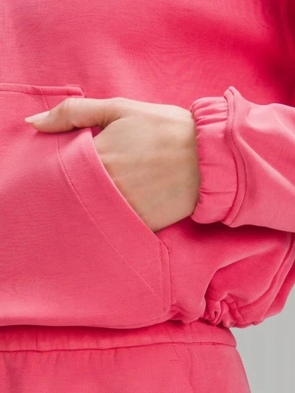 Lululemon Brushed Softstreme Half Zip in Glaze Pink | Size 6 - Picture 5 of 16
